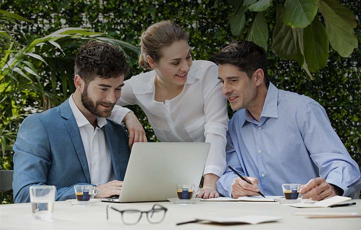 Socializing over coffee is networking