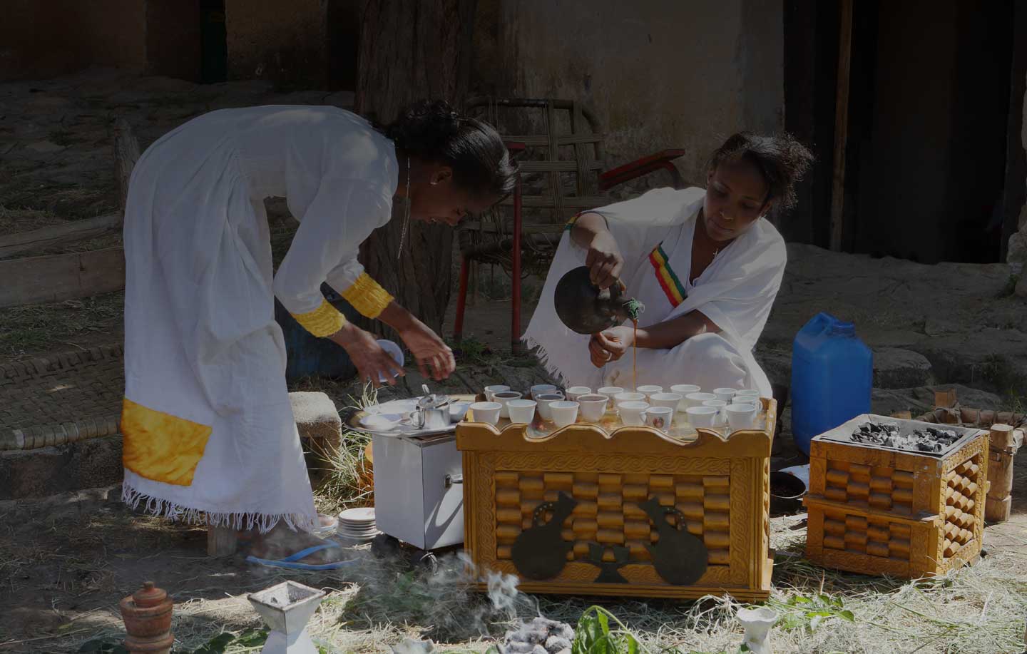 Ceremony of coffee