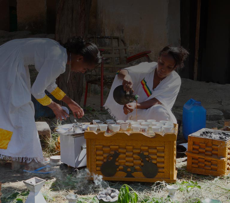 Ceremony of coffee