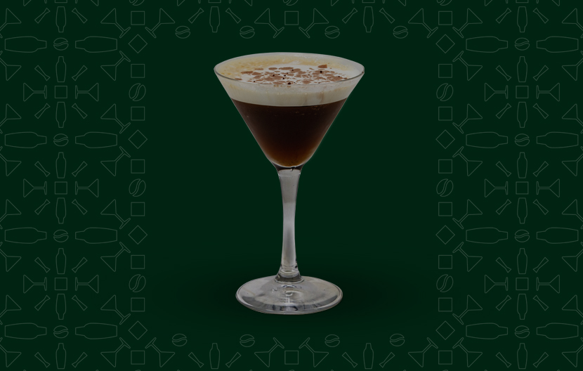 Martini de Espresso con Crema Irlandesa