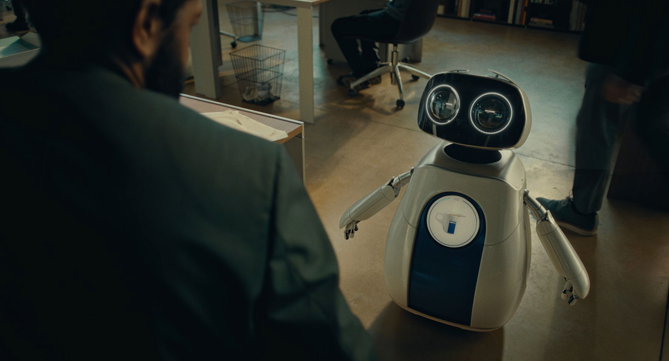 Luigi with coworkers