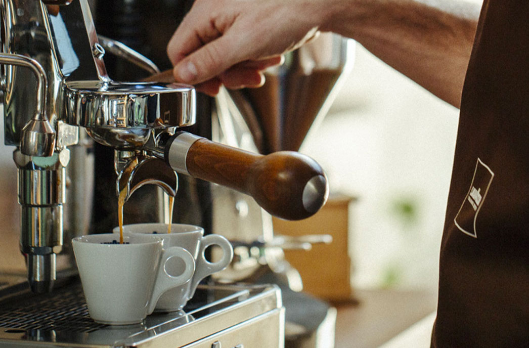 preparación del espresso